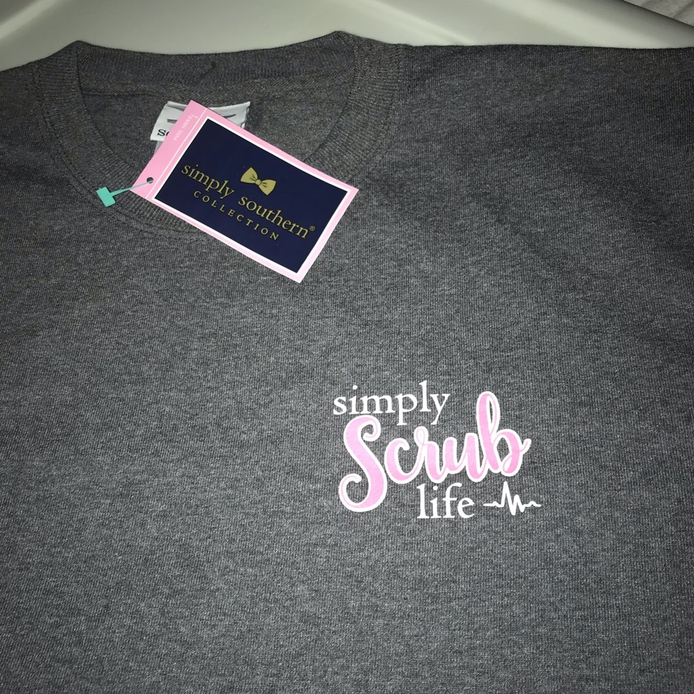 Simply Southern Scrub Life Long sleeve - Picture 3 of 3